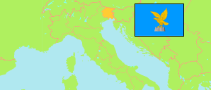 Friuli-Venezia Giulia / Friaul-Julisch Venetien (Italien) Karte