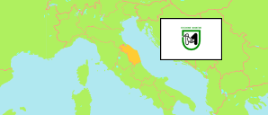 Marche (Italy) Map