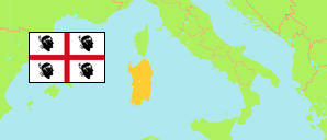 Sardegna / Sardinia (Italy) Map
