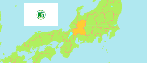 Gifu (Japan) Karte