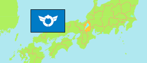 Shiga (Japan) Karte