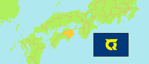 Tokushima (Japan) Karte