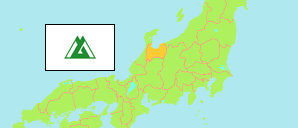 Toyama (Japan) Map