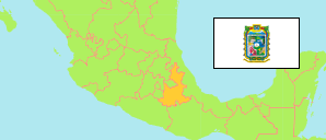 Puebla (Mexiko) Karte