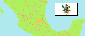 Querétaro de Arteaga (Mexiko) Karte