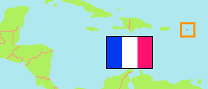 Saint-Martin Karte