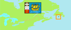 Saint-Pierre und Miquelon Karte