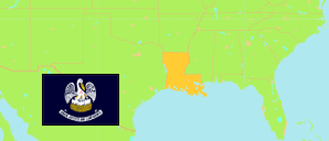 Louisiana (USA) Map