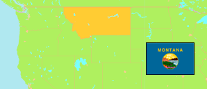 Montana (USA) Karte