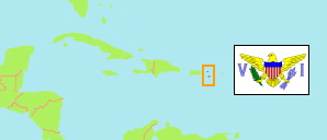 Virgin Islands of the U.S. Map