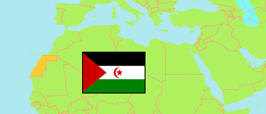 Westsahara Karte